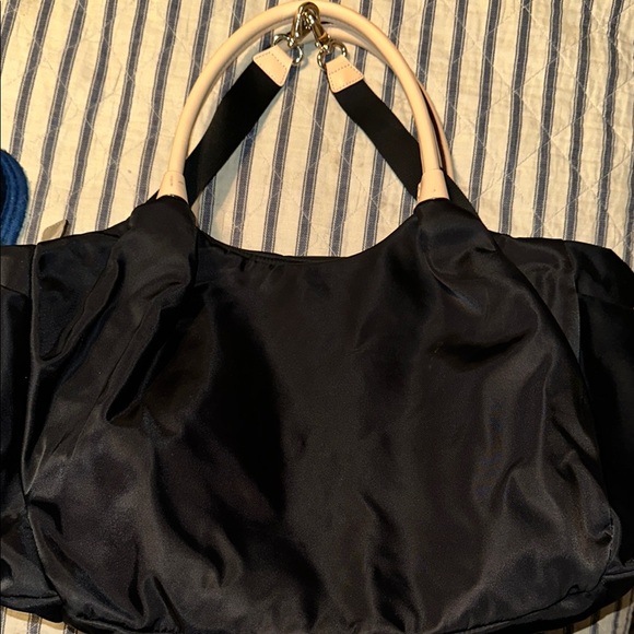 EUC Kate Spade Black nylon Tote Bag /diaper bag - Picture 5 of 8